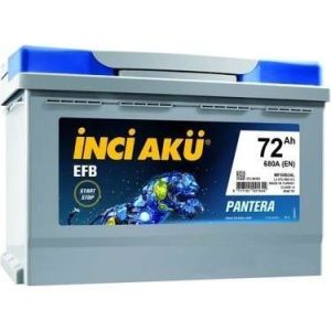 İnci Akü 12V 72Ah Start-Stop EFB Pantera