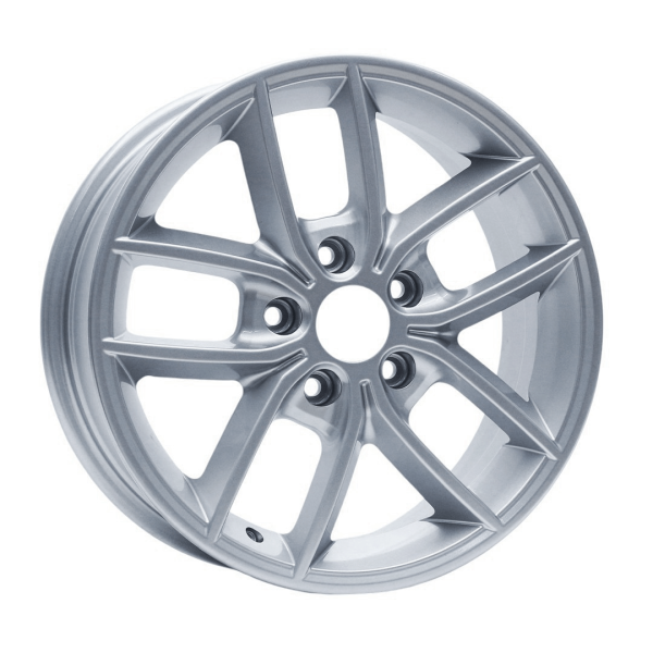 6.5X16 4X100 16255 ET38 67.10 FULL SILVER