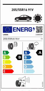 205/55R16 Lassa Revola 91V