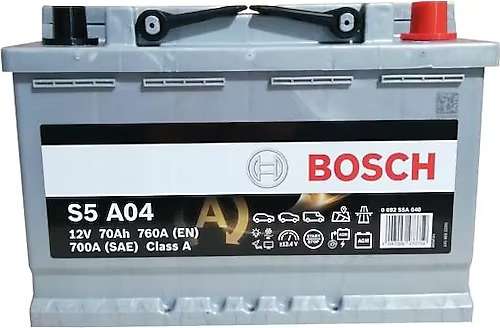 Bosch S5 A04 12V 70AH 760A Akü